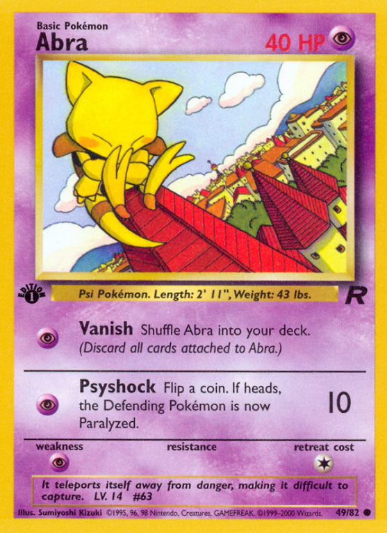Abra 49/83 Base Team Rocket