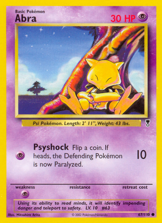 Abra 67/110 Other Legendary Collection