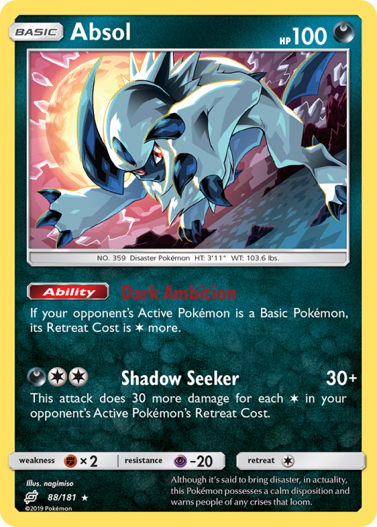 Absol 88/181 Sun & Moon Team Up
