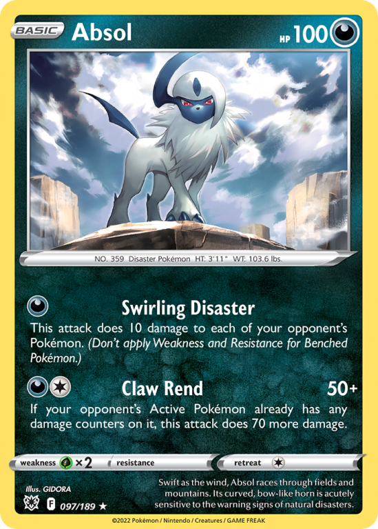 Absol 97/189 Sword & Shield Astral Radiance