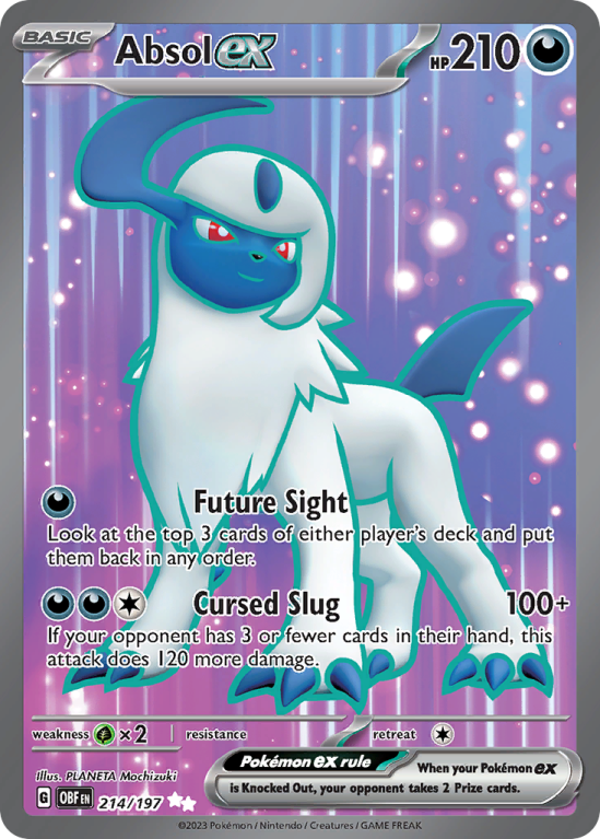 Absol ex 214/197 Scarlet & Violet Obsidian Flames