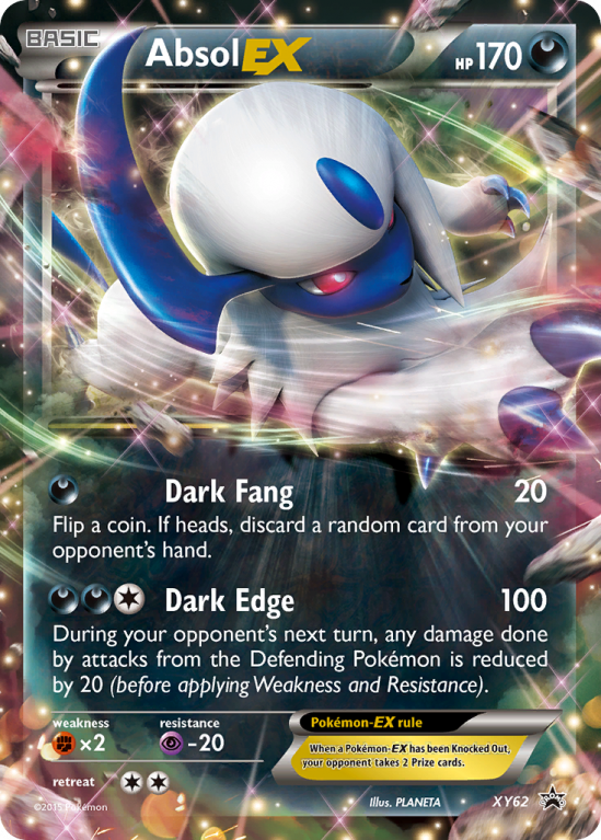 Absol-EX XY62/183 XY XY Black Star Promos