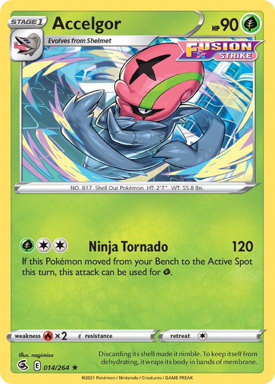 Accelgor 14/264 Sword & Shield Fusion Strike