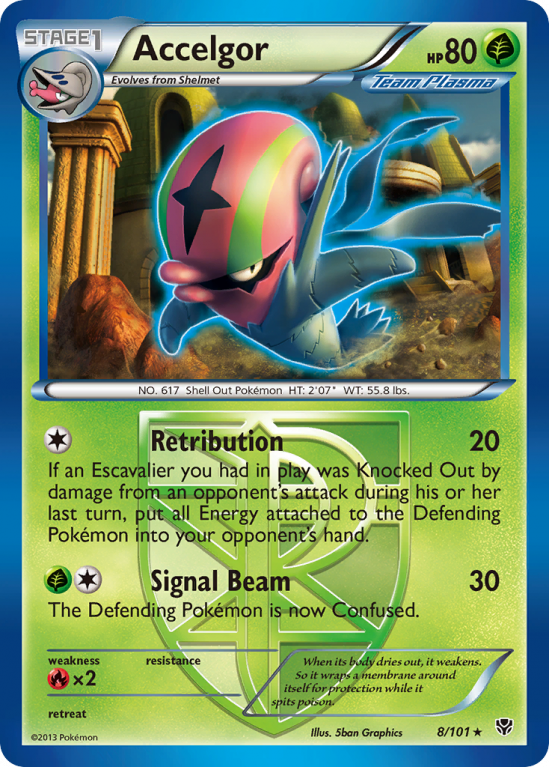 Accelgor 8/101 Black & White Plasma Blast