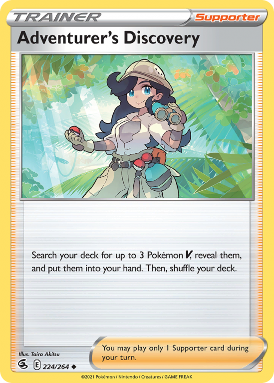 Adventurer's Discovery 224/264 Sword & Shield Fusion Strike