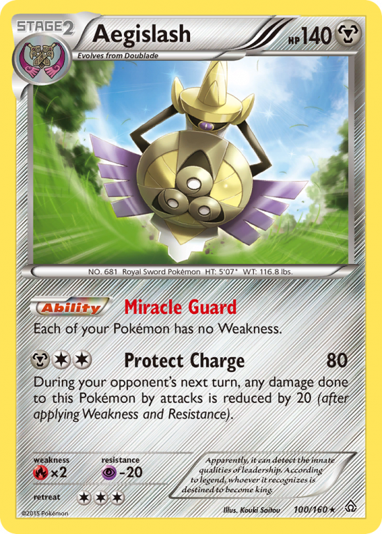 Aegislash 100/160 XY Primal Clash