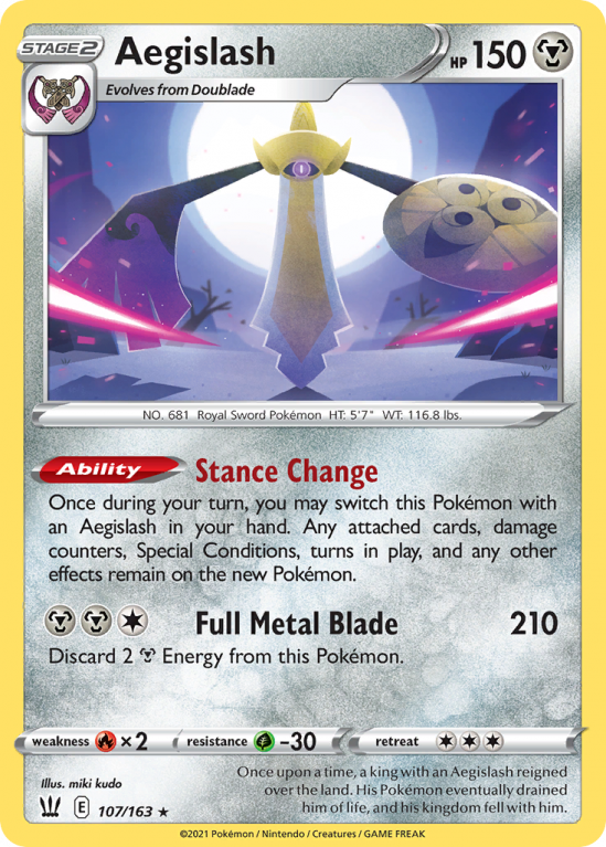 Aegislash 107/163 Sword & Shield Battle Styles