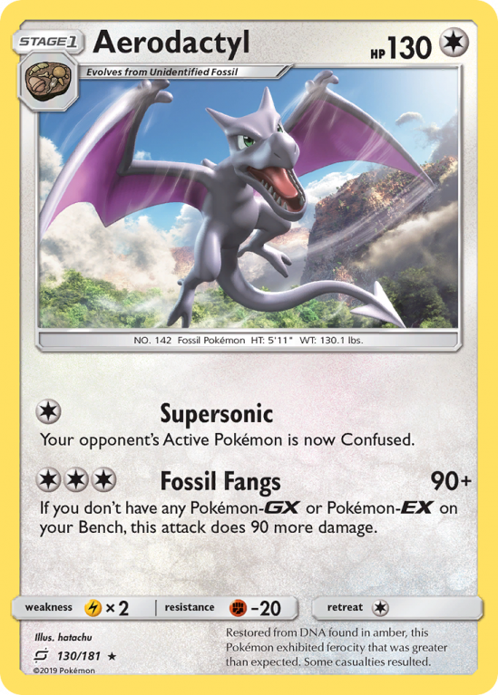 Aerodactyl 130/181 Sun & Moon Team Up