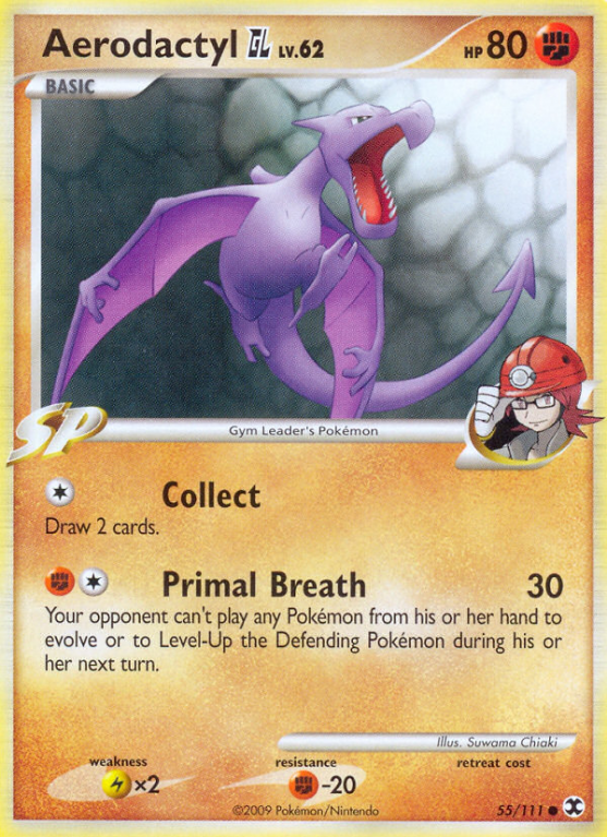Aerodactyl GL 55/111 Platinum Rising Rivals