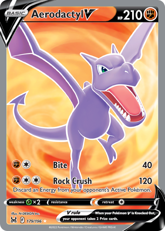 Aerodactyl V 179/196 Sword & Shield Lost Origin