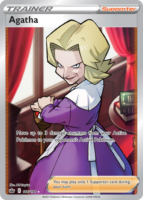 Agatha 186/198 Sword & Shield Chilling Reign