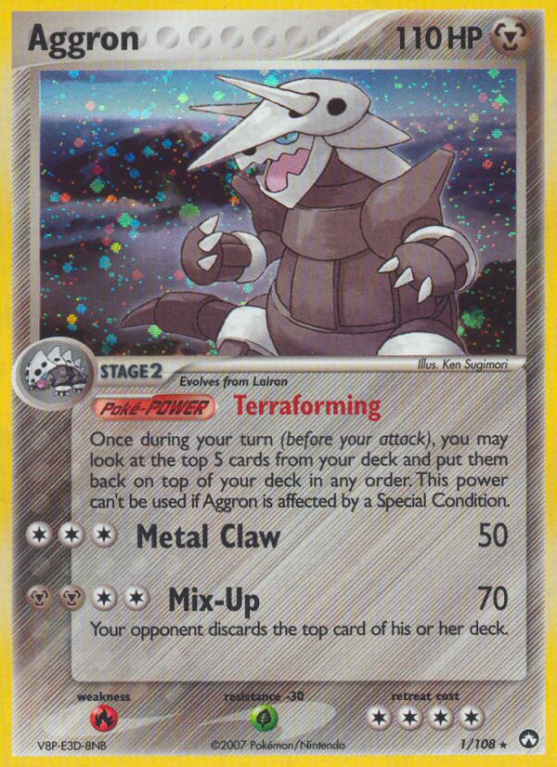 Aggron 1/108 EX Power Keepers