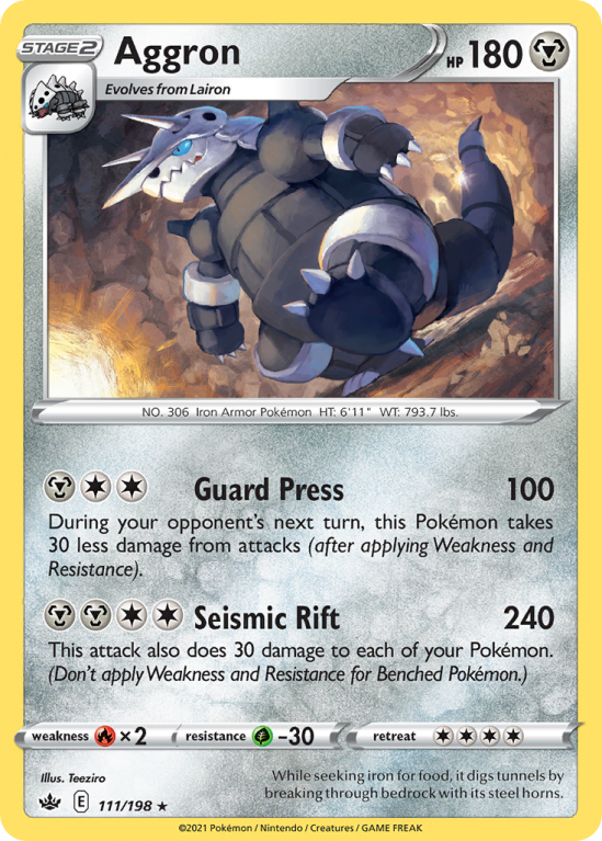 Aggron 111/198 Sword & Shield Chilling Reign