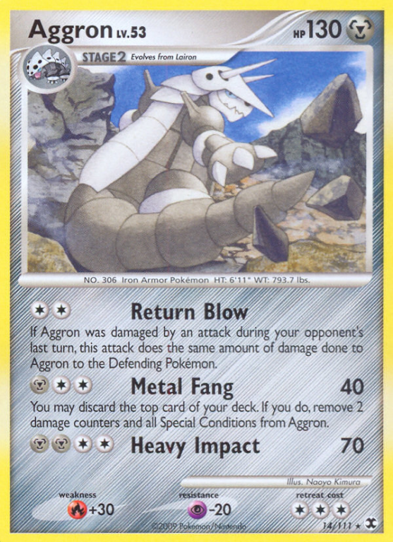 Aggron 14/111 Platinum Rising Rivals