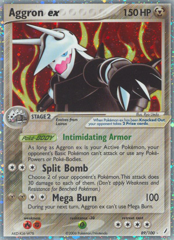 Aggron ex 89/100 EX Crystal Guardians