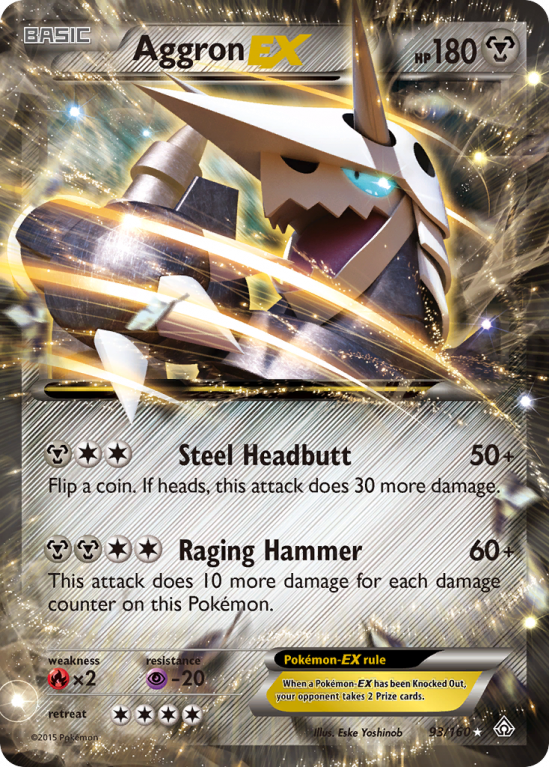 Aggron-EX 93/160 XY Primal Clash