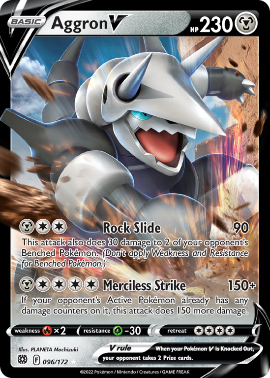 Aggron V 96/172 Sword & Shield Brilliant Stars