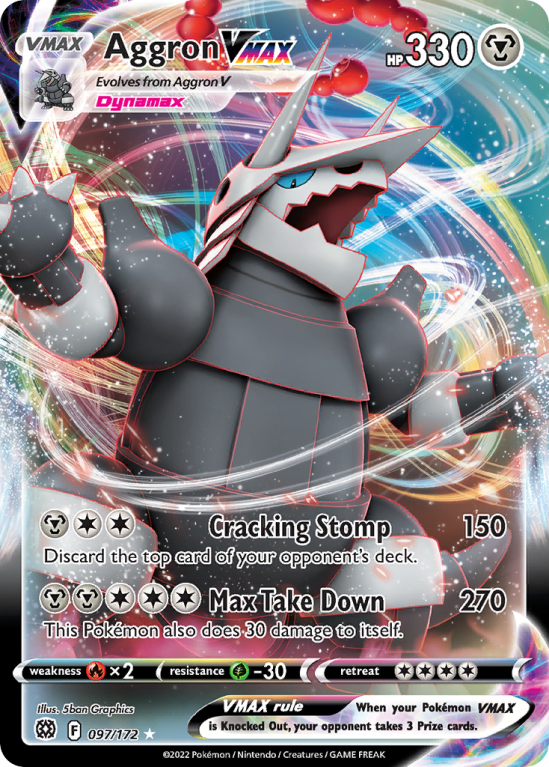 Aggron VMAX 97/172 Sword & Shield Brilliant Stars