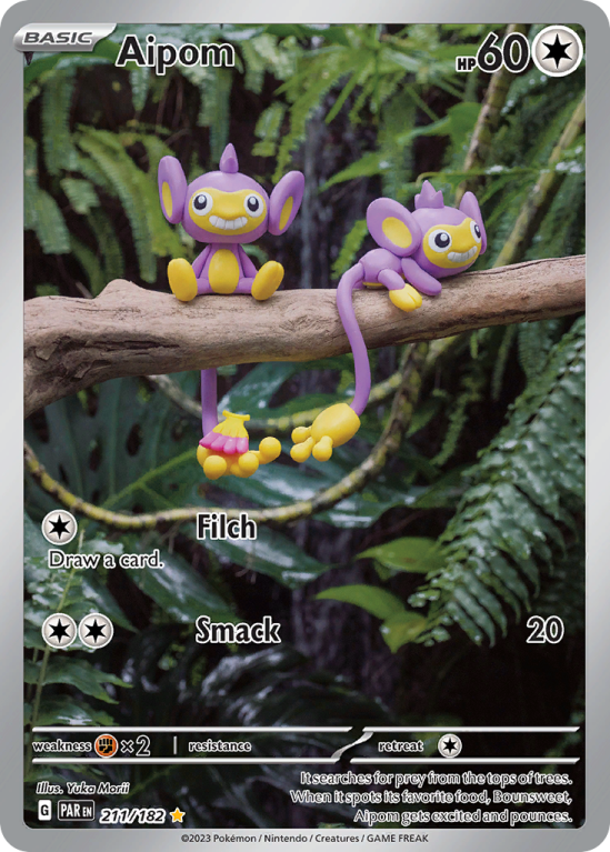 Aipom 211/182 Scarlet & Violet Paradox Rift