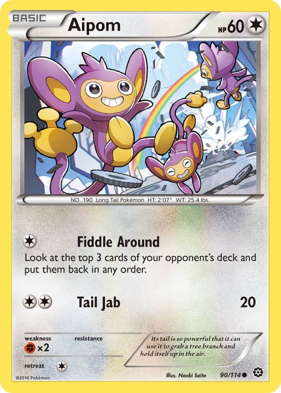 Aipom 90/114 XY Steam Siege