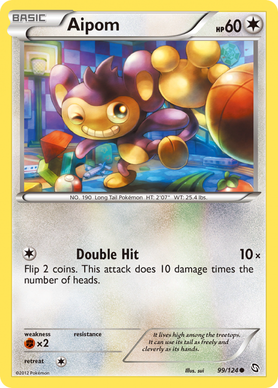 Aipom 99/124 Black & White Dragons Exalted