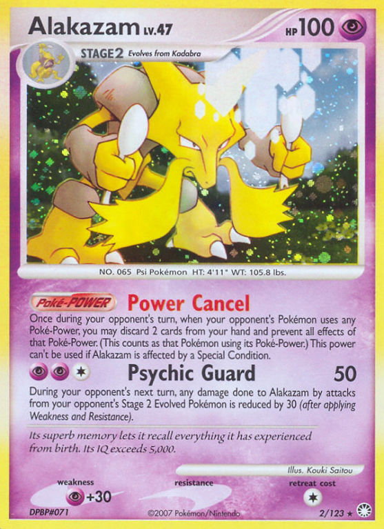 Alakazam 2/123 Diamond & Pearl Mysterious Treasures