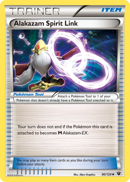 Alakazam Spirit Link 90/124 XY Fates Collide