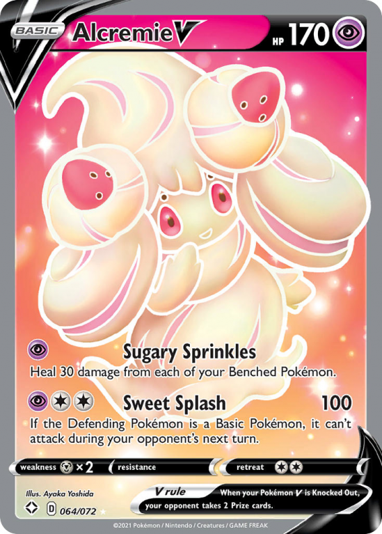 Alcremie V 64/72 Sword & Shield Shining Fates