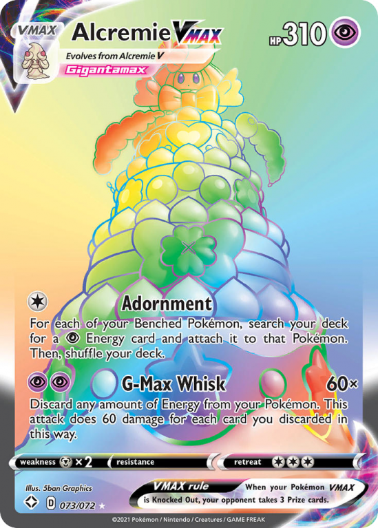 Alcremie VMAX 73/72 Sword & Shield Shining Fates