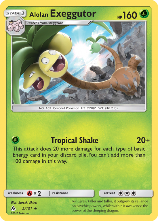 Alolan Exeggutor 2/131 Sun & Moon Forbidden Light
