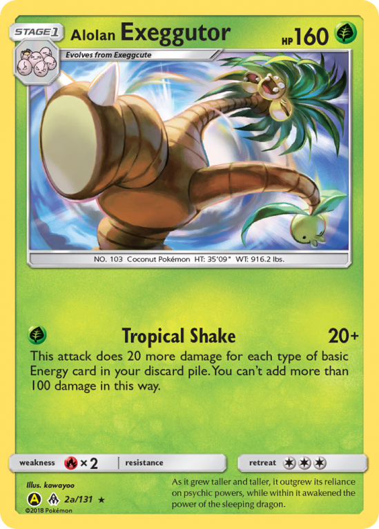 Alolan Exeggutor 2a/131 Sun & Moon Forbidden Light