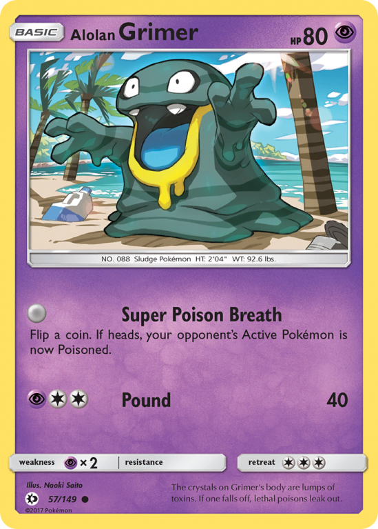 Alolan Grimer 57/149 Sun & Moon Sun & Moon