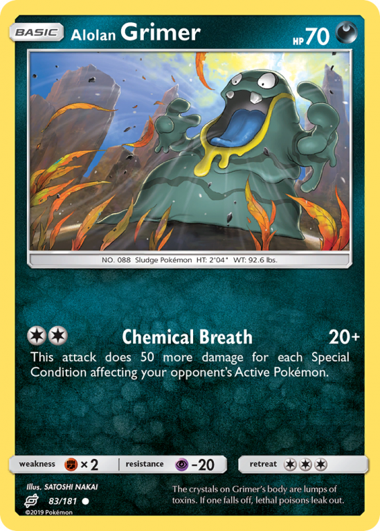 Alolan Grimer 83/181 Sun & Moon Team Up