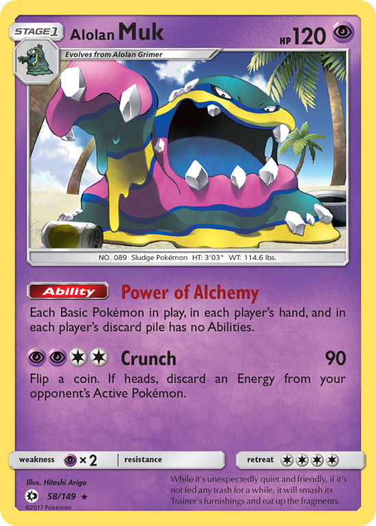 Alolan Muk 58/149 Sun & Moon Sun & Moon