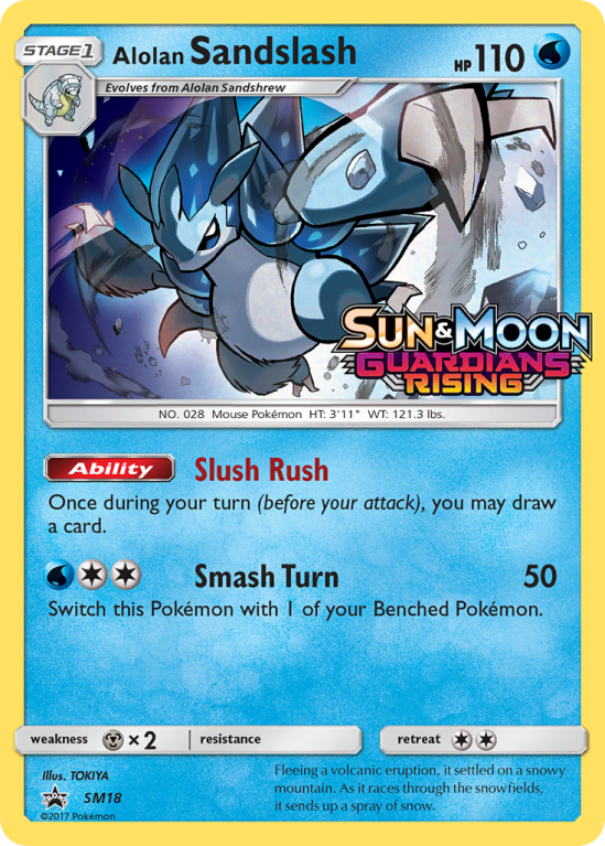 Alolan Sandslash SM18/156 Sun & Moon SM Black Star Promos