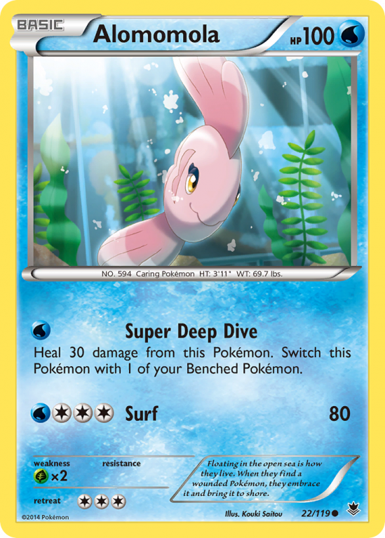 Alomomola 22/119 XY Phantom Forces