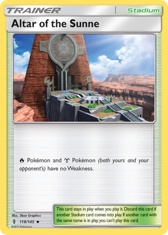 Altar of the Sunne 118/145 Sun & Moon Guardians Rising
