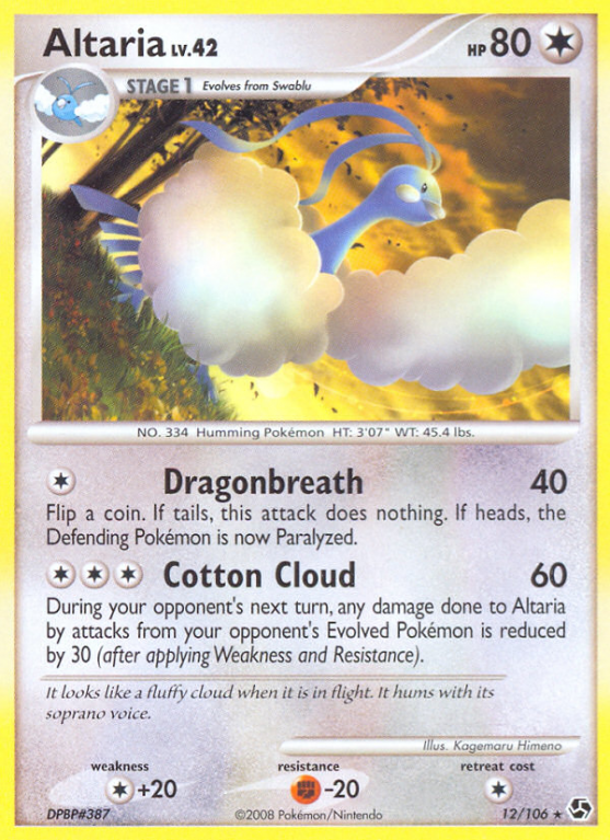 Altaria 12/106 Diamond & Pearl Great Encounters