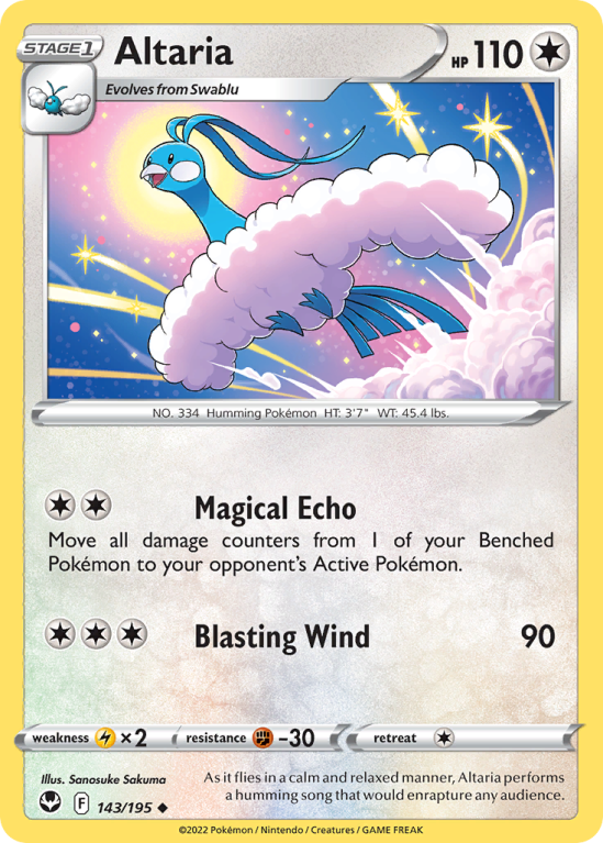 Altaria 143/195 Sword & Shield Silver Tempest