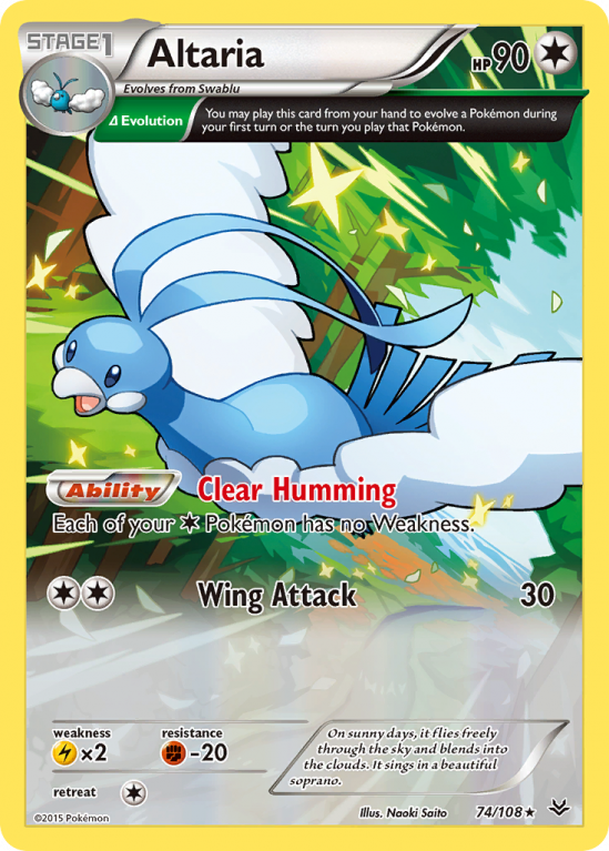 Altaria 74/108 XY Roaring Skies