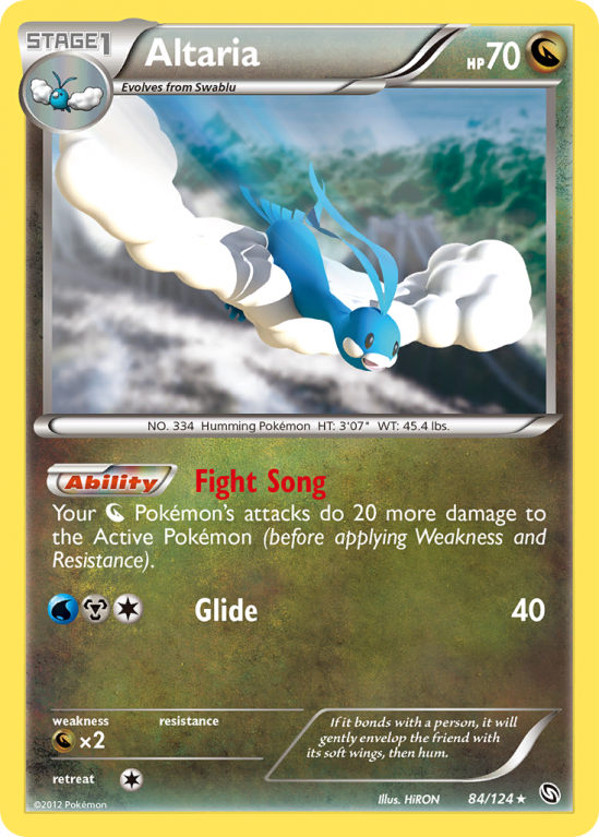 Altaria 84/124 Black & White Dragons Exalted