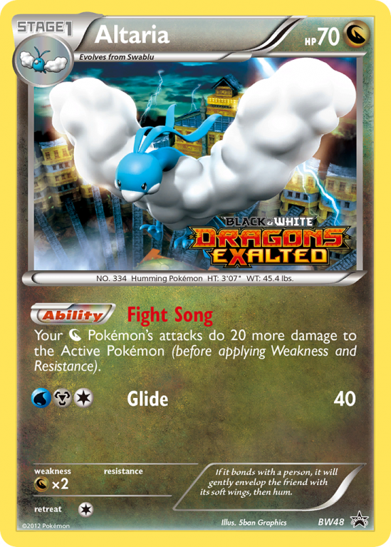 Altaria BW48/101 Black & White BW Black Star Promos