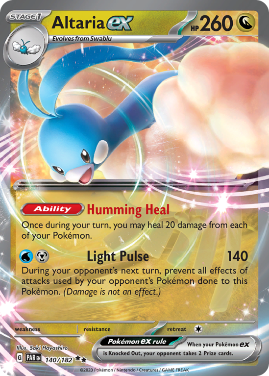 Altaria ex 140/182 Scarlet & Violet Paradox Rift