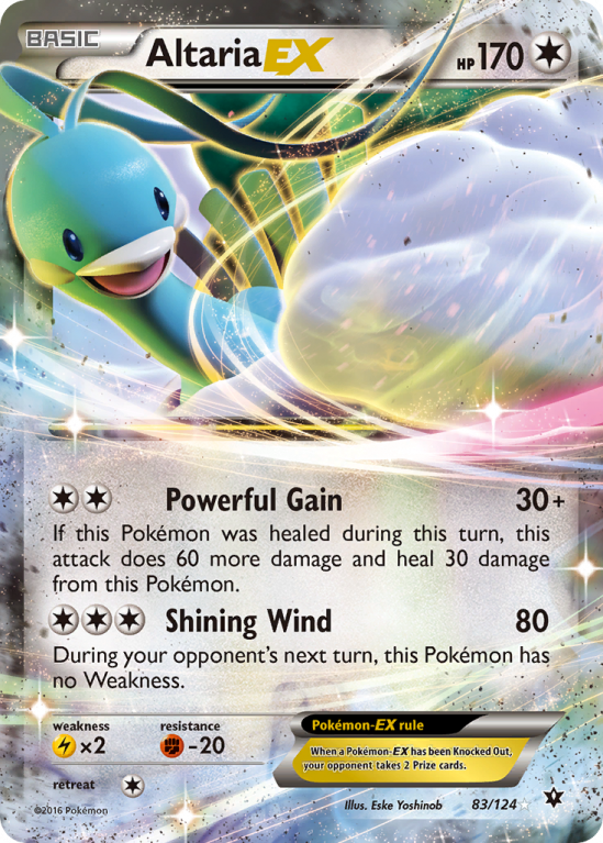 Altaria-EX 83/124 XY Fates Collide