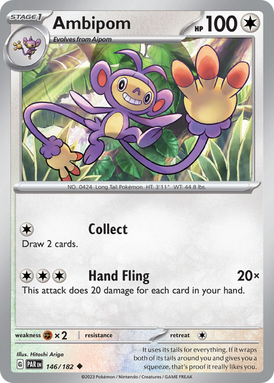 Ambipom 146/182 Scarlet & Violet Paradox Rift