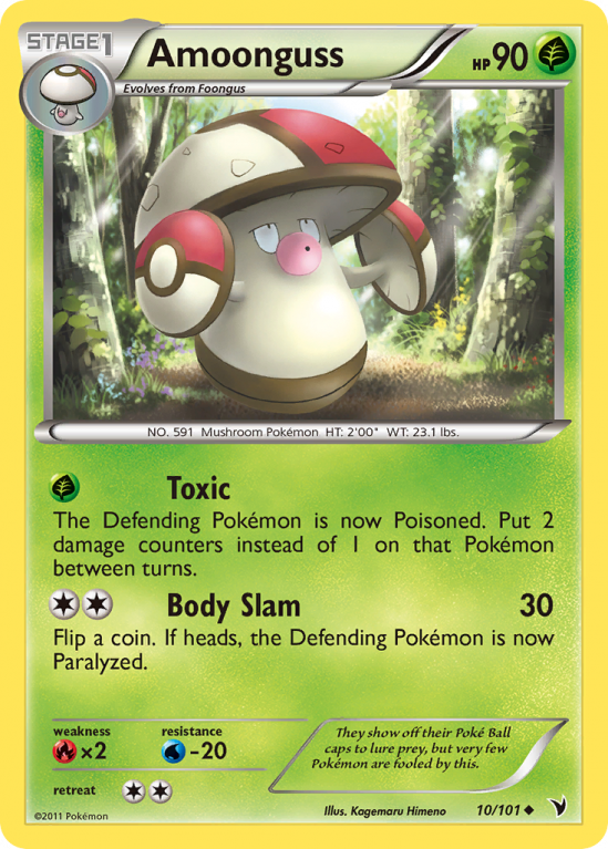 Amoonguss 10/101 Black & White Noble Victories