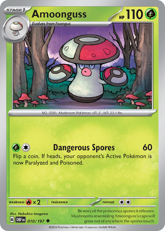 Amoonguss 10/197 Scarlet & Violet Obsidian Flames
