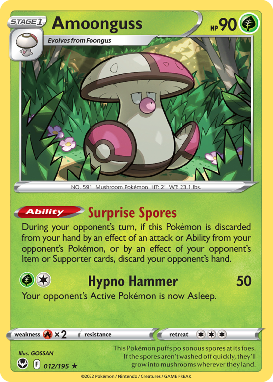 Amoonguss 12/195 Sword & Shield Silver Tempest
