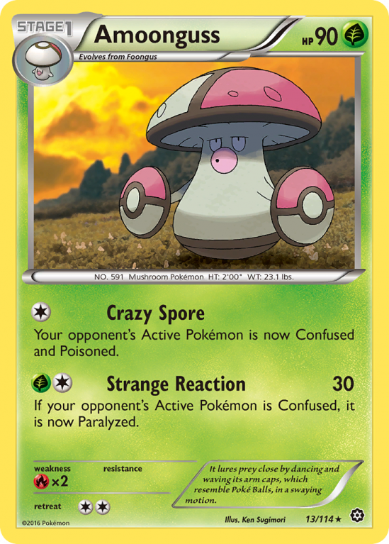 Amoonguss 13/114 XY Steam Siege