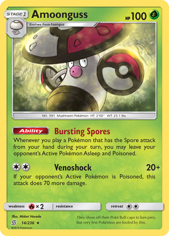 Amoonguss 14/236 Sun & Moon Unified Minds
